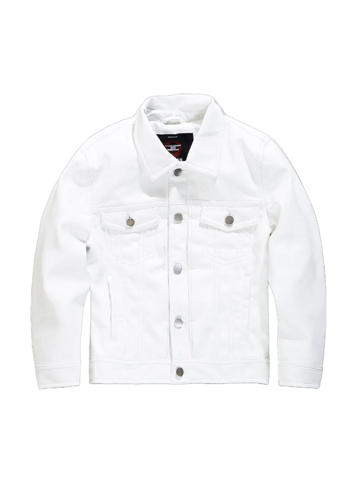 Jordan Craig Kids Leather Jacket - Thriller PU - White - JJ1121K