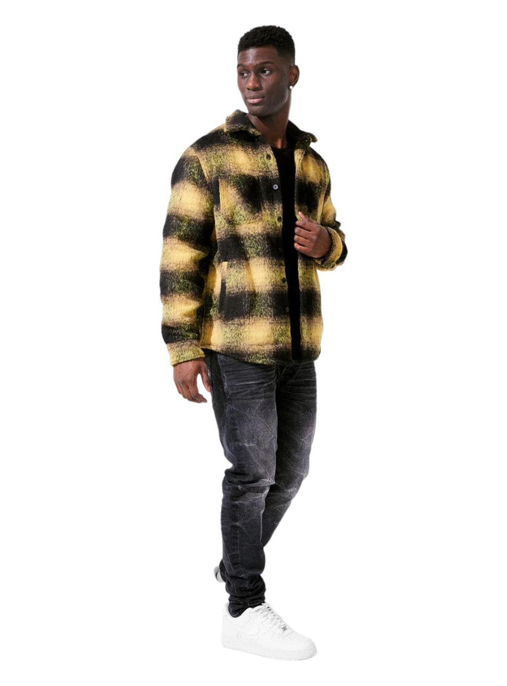 Jordan Craig Jacket - See You In Paradise Flannel - Yellow - 2552