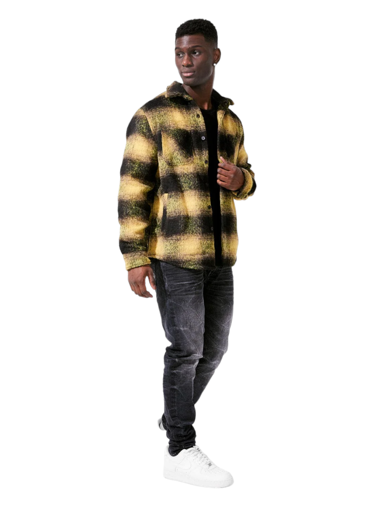 Jordan Craig Jacket - See You In Paradise Flannel - Yellow - 2552